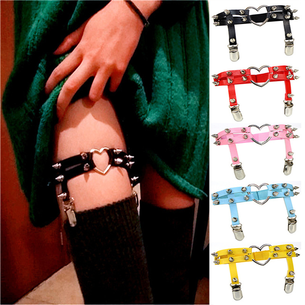 Garter Belt Set - 1 pz donne punk gotico cuore