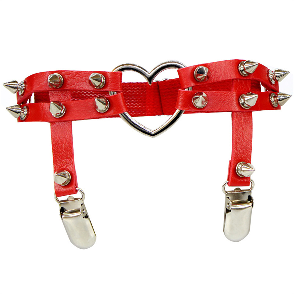 1 pz donne punk gotico cuore c - Garter Belt Set recensione e prezzo